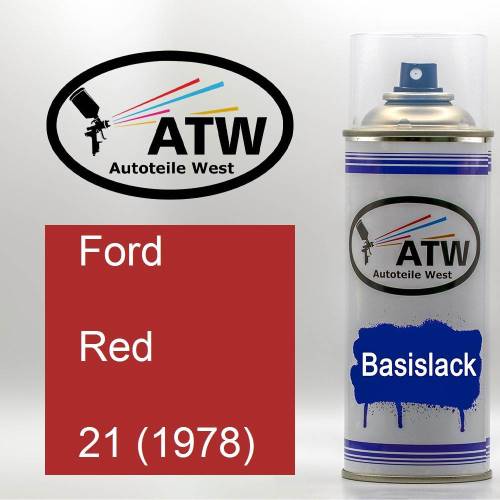 Ford, Red, 21 (1978): 400ml Sprühdose, von ATW Autoteile West.